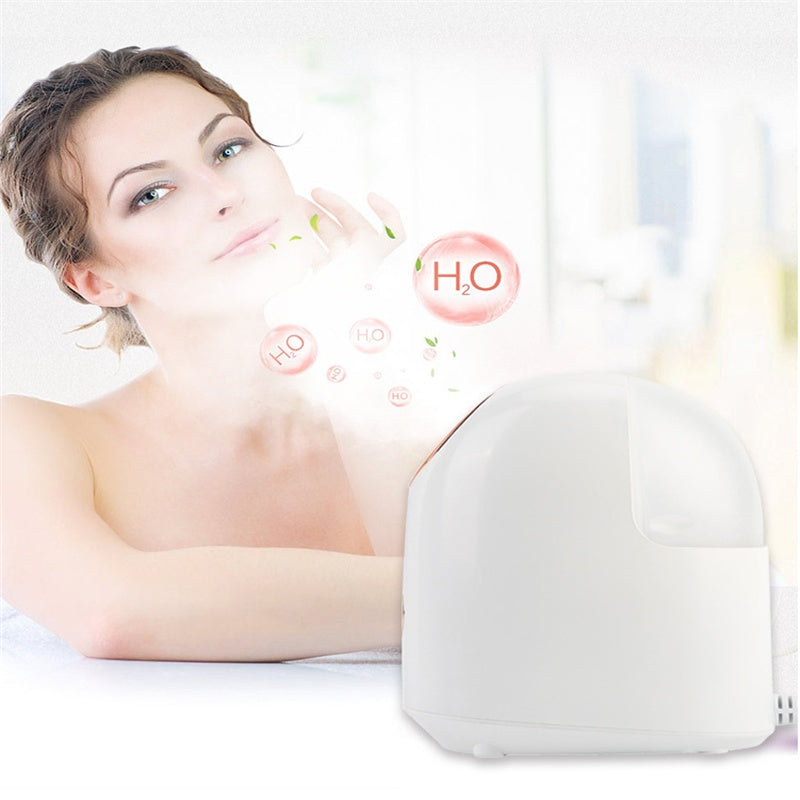 Facial Steamer-Humidifier Humidifier: Unclogs Pores; Blackheads; Spa Quality