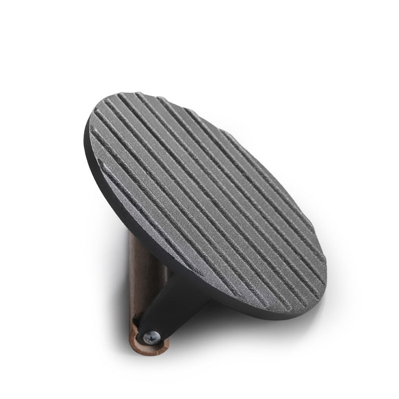 Haiku Cast Iron Meat Press – Ribbed Round BBQ Tool