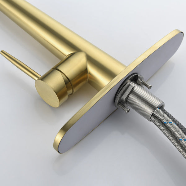 HavenFlow Pull-Out Stainless Steel Kitchen Faucet
