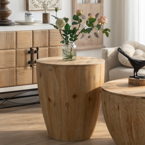 Emberton Barrel Coffee Table Set