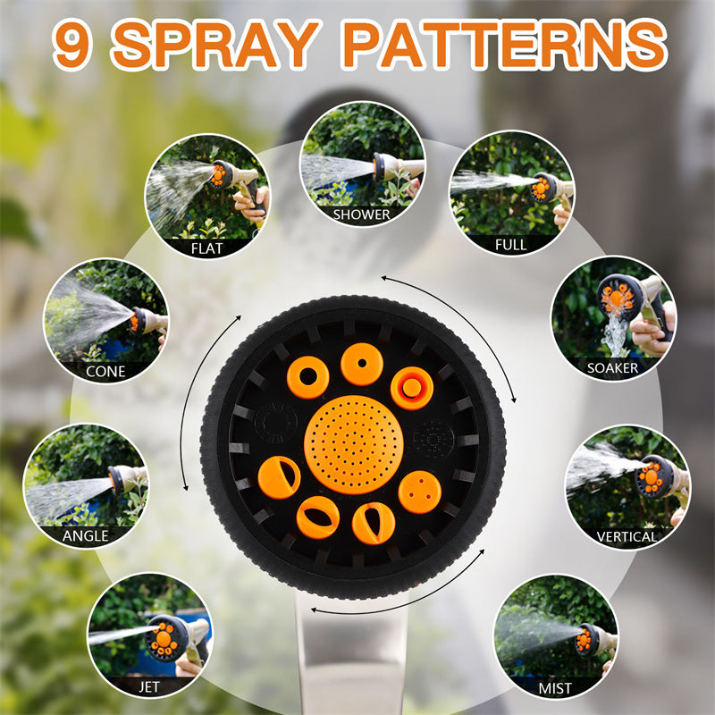 9 Function Garden Hose Spray Gun