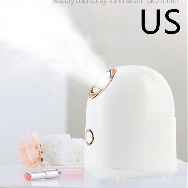 Facial Steamer-Humidifier Humidifier: Unclogs Pores; Blackheads; Spa Quality
