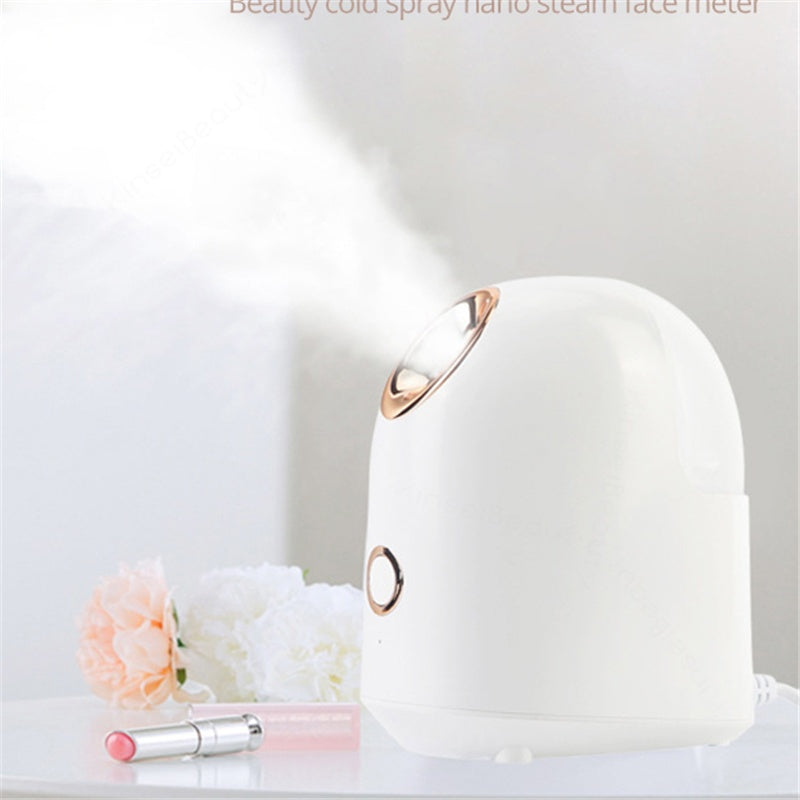 Facial Steamer-Humidifier Humidifier: Unclogs Pores; Blackheads; Spa Quality