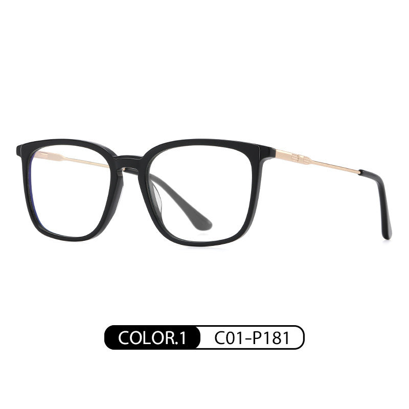 Acetate Square Anti Blue Light Reading Glasses