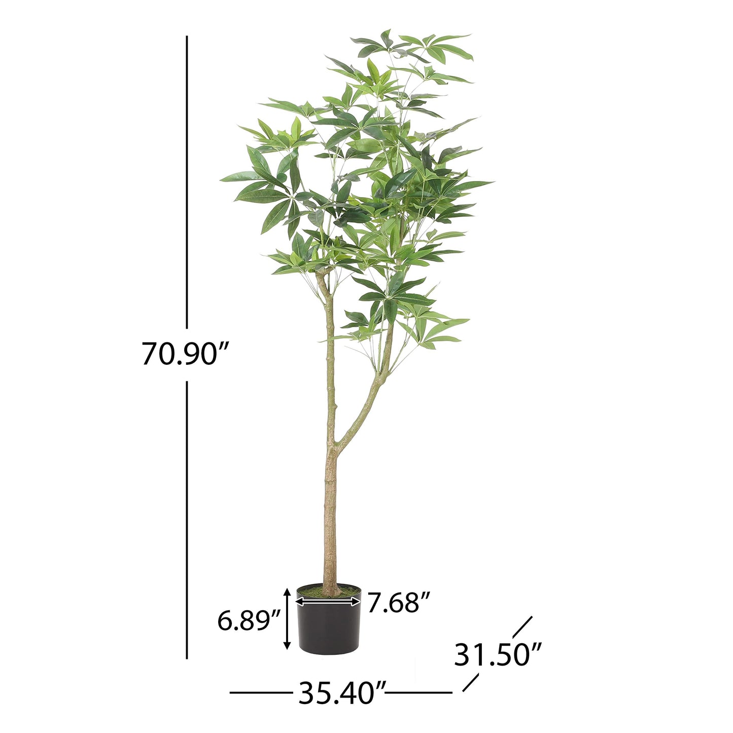 Arboréa Origins 180CM Artificial Pachira Tree (Money Tree)