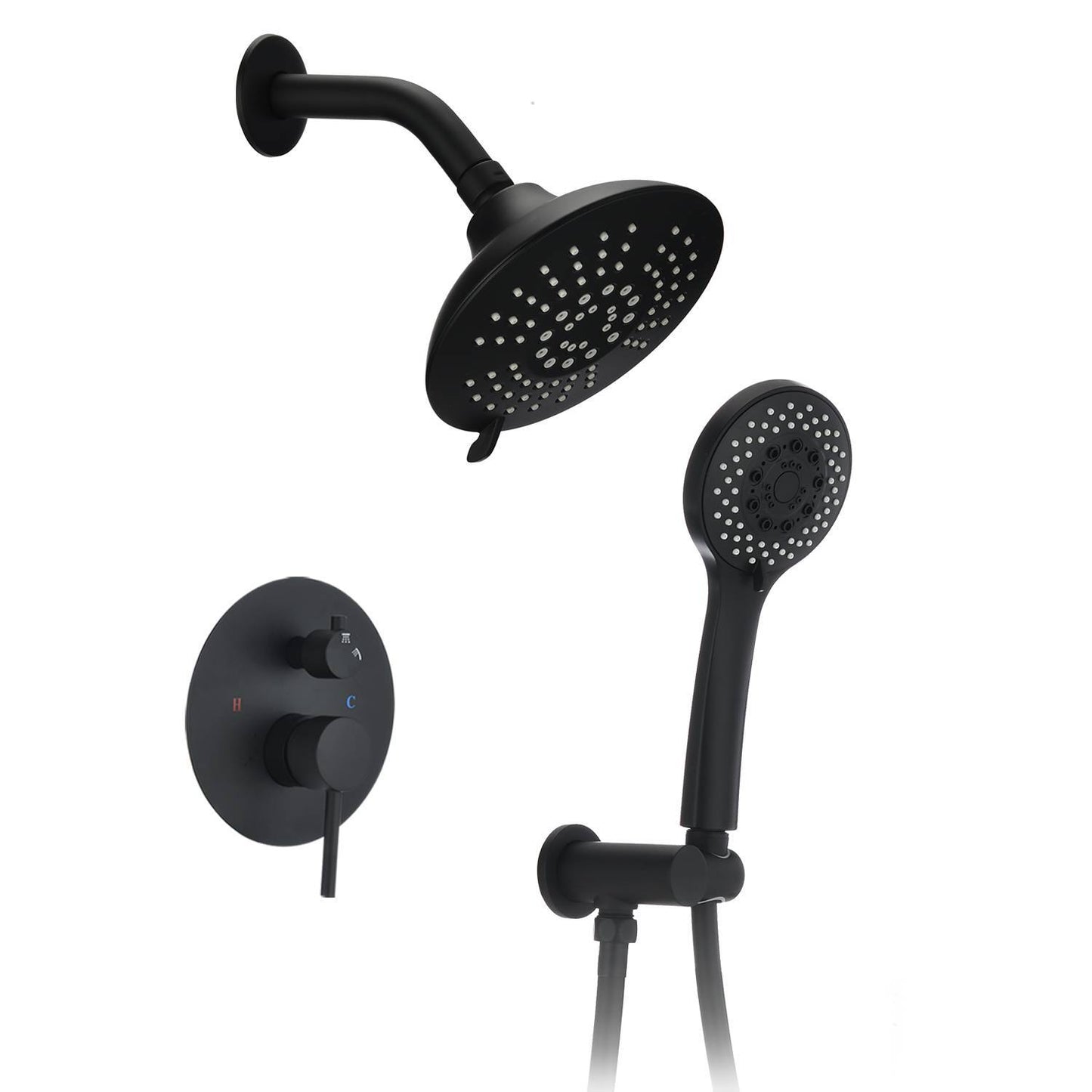 Arcadia Dual-Head Wall-Mount Shower System