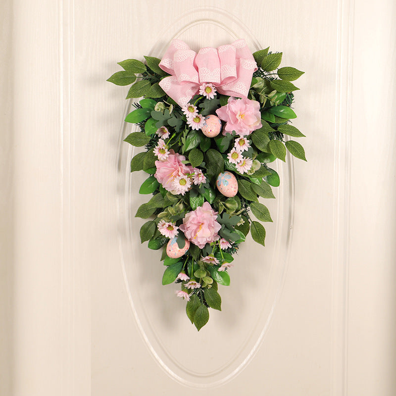 Easter Inverted Tree Wreath