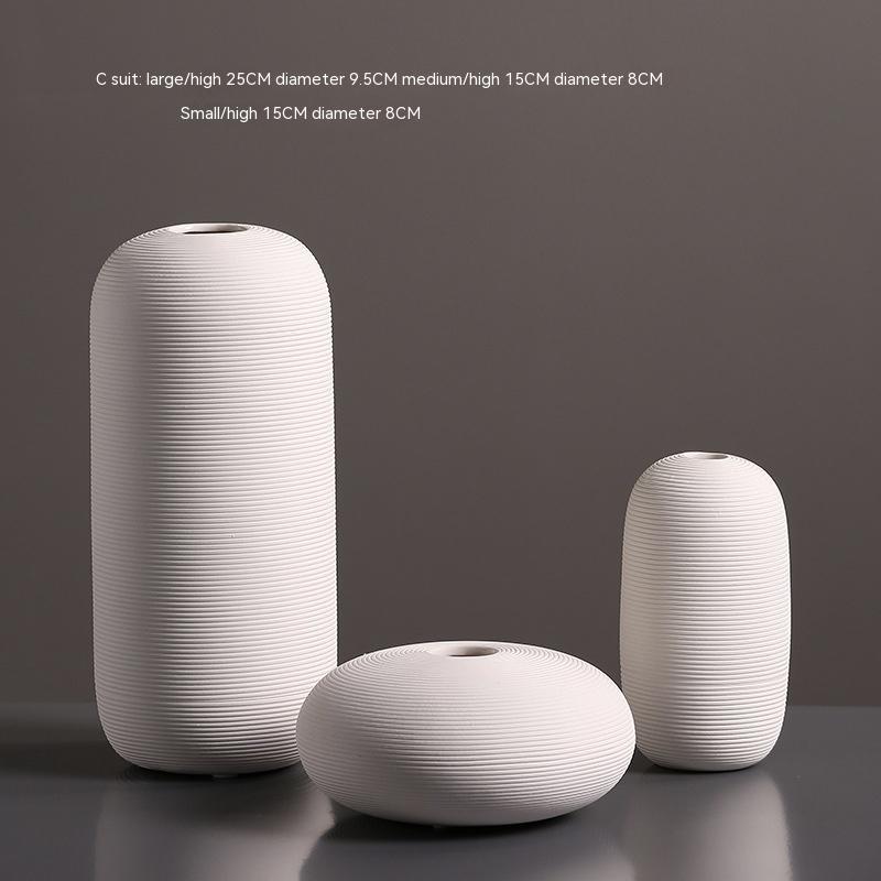 Kairo Ceramic Vase Collection – Modern Minimalist Décor