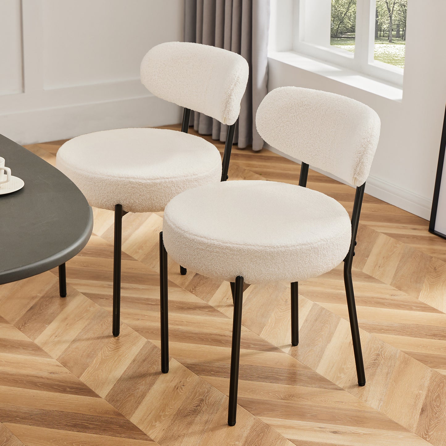 Cambria Plush Dining Chair – Set of 2
