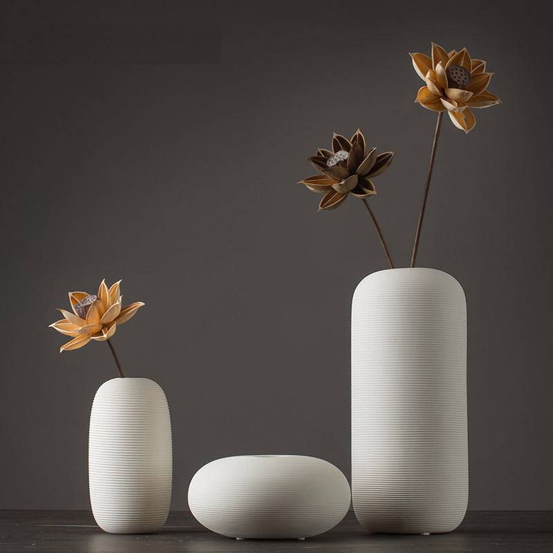 Kairo Ceramic Vase Collection – Modern Minimalist Décor