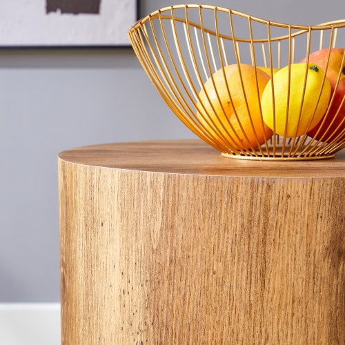 Arlow Cylindrical Wood Coffee Table