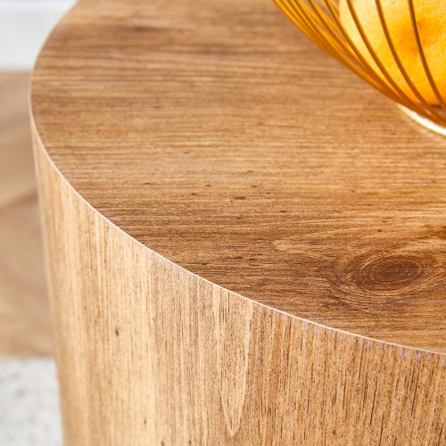 Arlow Cylindrical Wood Coffee Table