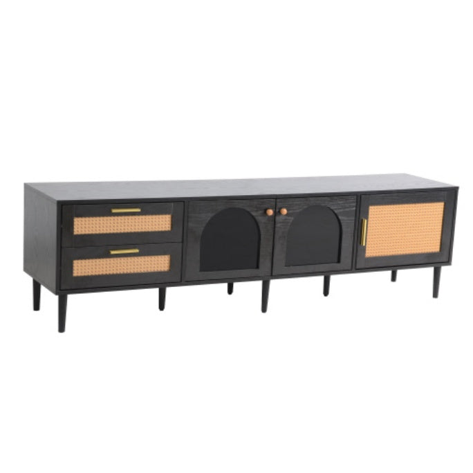Nairo LED Rattan TV Console