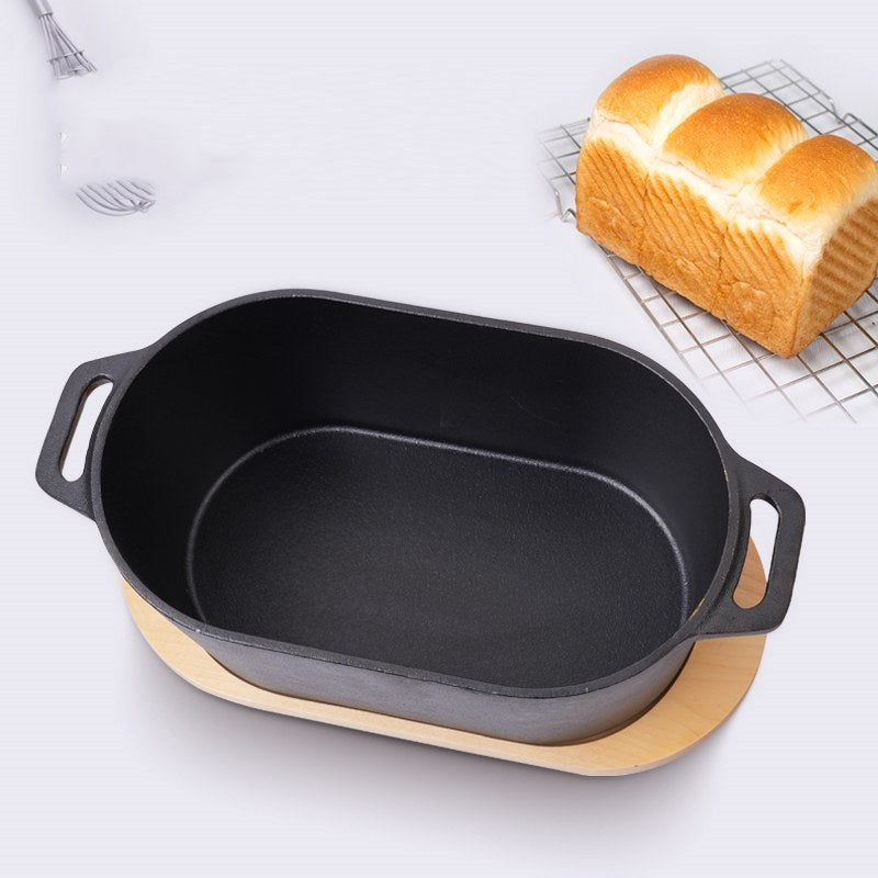 Haiku Dual-Purpose Bread Pot– With Wooden Tray
