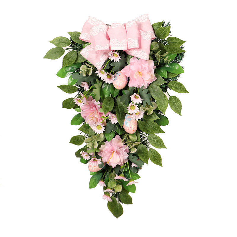 Easter Inverted Tree Wreath