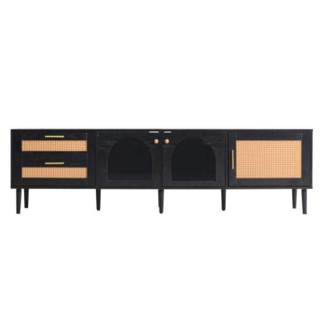 Nairo LED Rattan TV Console