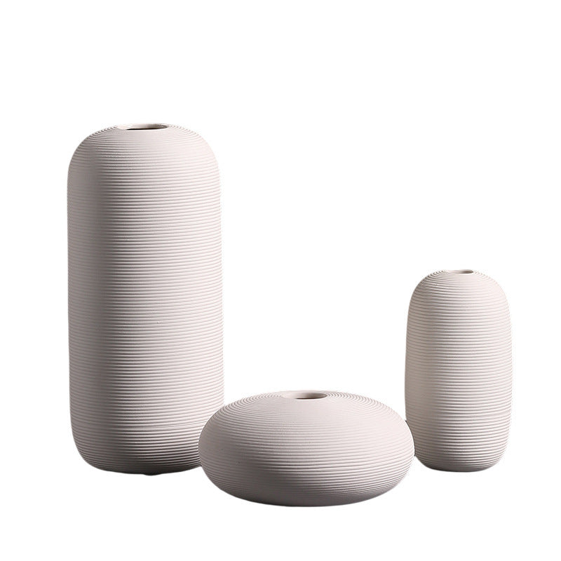 Kairo Ceramic Vase Collection – Modern Minimalist Décor