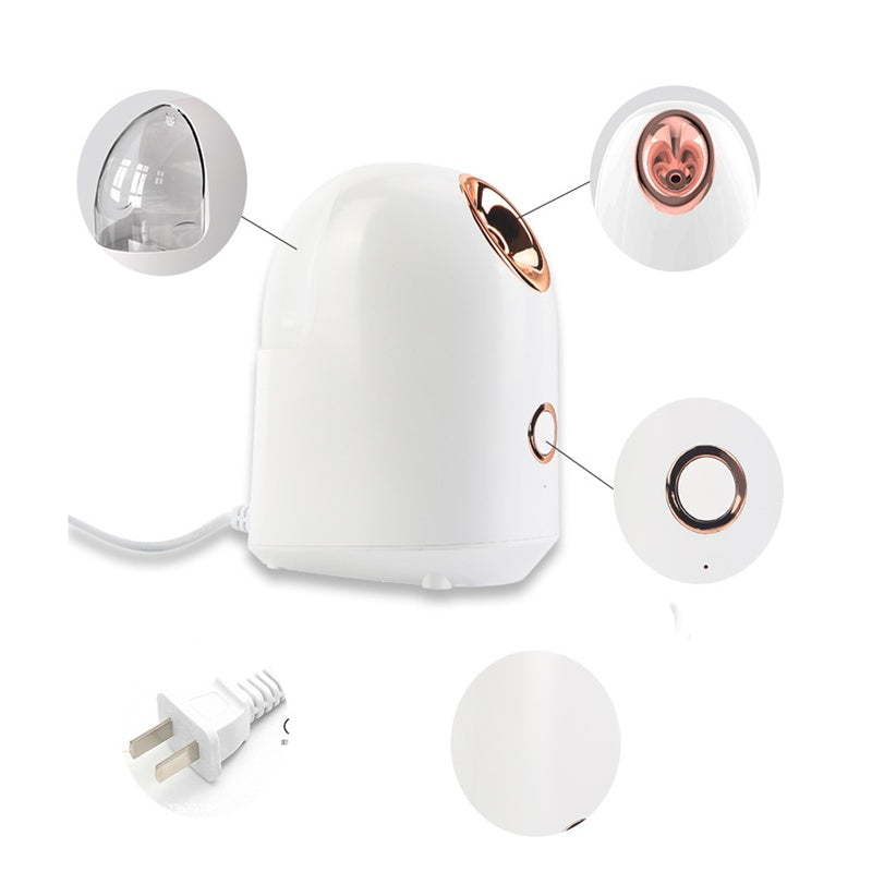 Facial Steamer-Humidifier Humidifier: Unclogs Pores; Blackheads; Spa Quality
