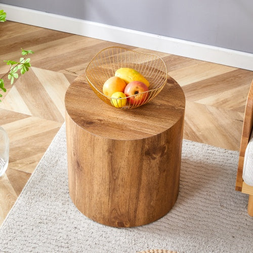 Arlow Cylindrical Wood Coffee Table