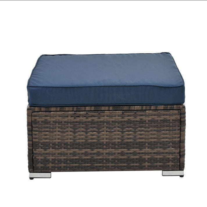 Halston 4-Piece Wicker Patio Conversation Set