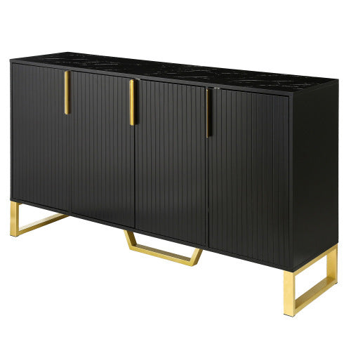Darcy Modern Black Sideboard