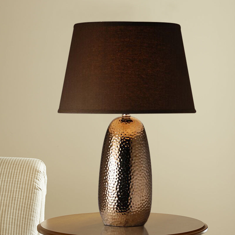 HaydnHollow Glazed Ceramic Table Lamp – American Vintage Elegance