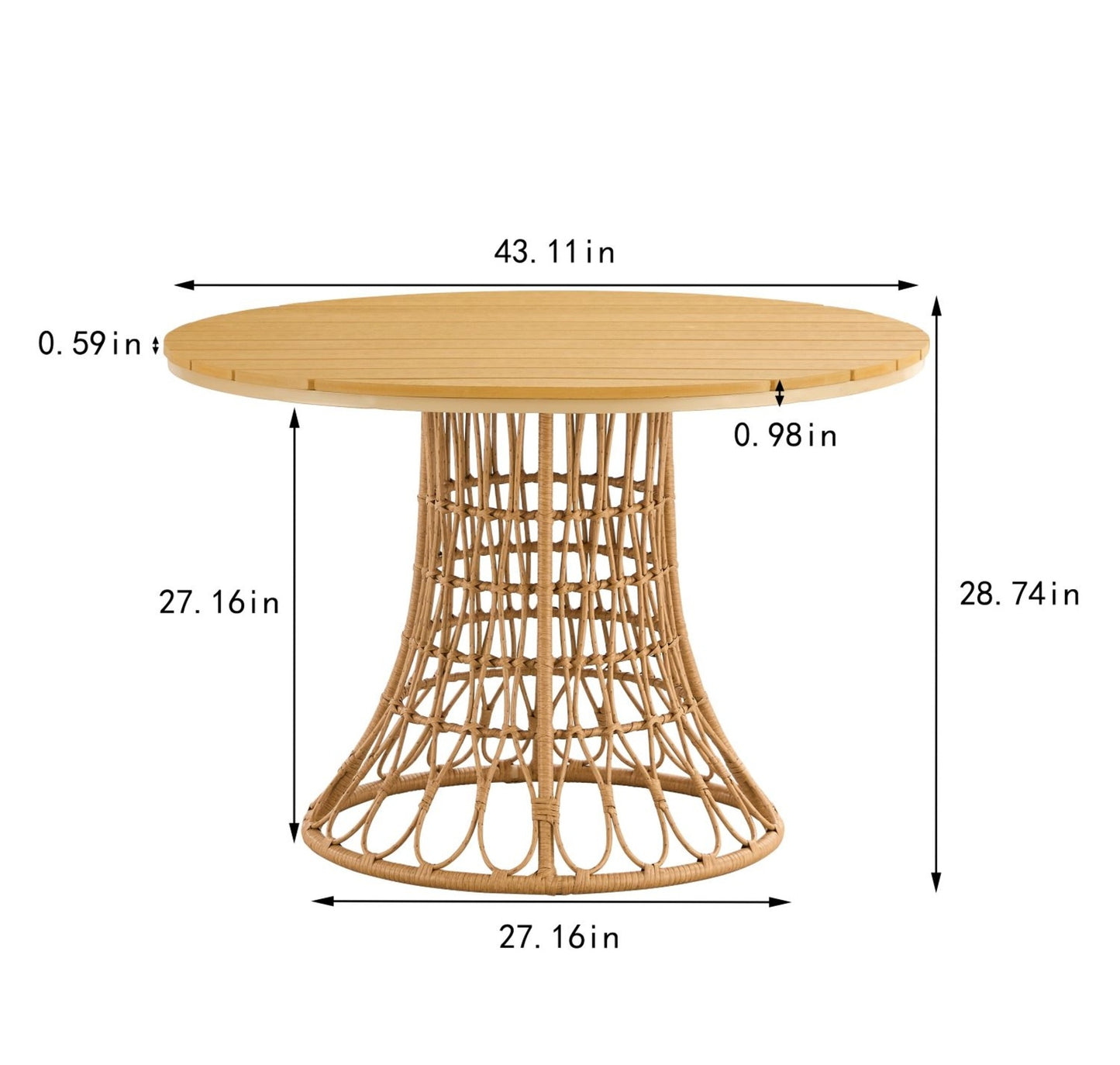 Bamboo Dining Table