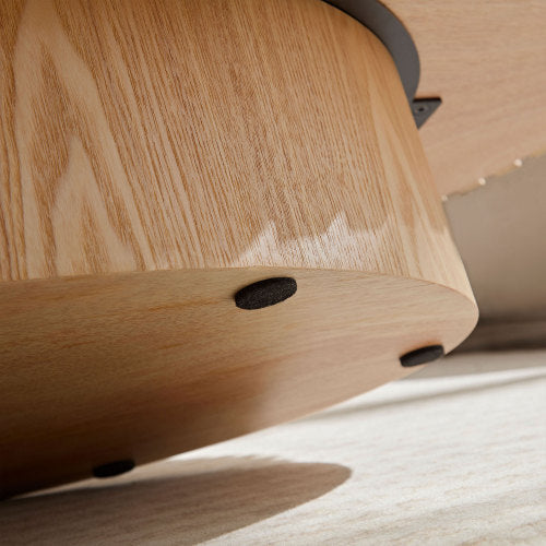 Elira Drum Coffee Table – Natural Ash
