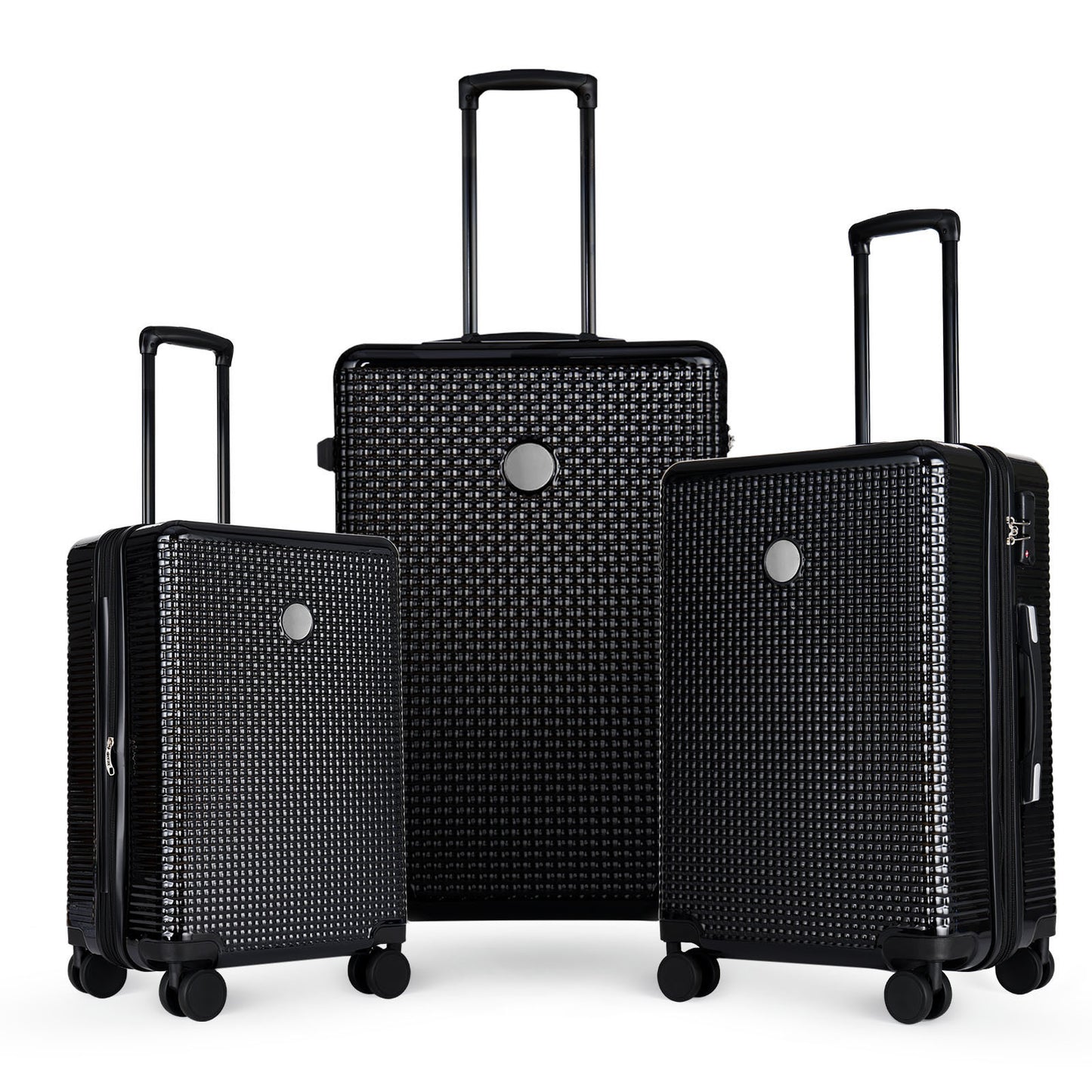 GlideGuard 3-Piece Hard Shell Luggage Set | ABS+PC with TSA Lock