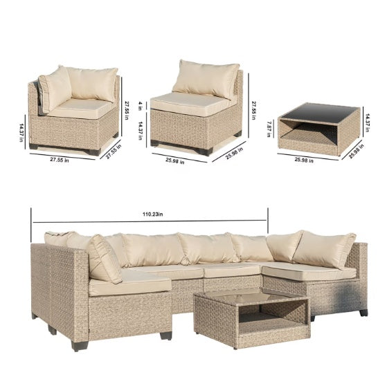 Marlowe 7-Piece Outdoor Lounge Set