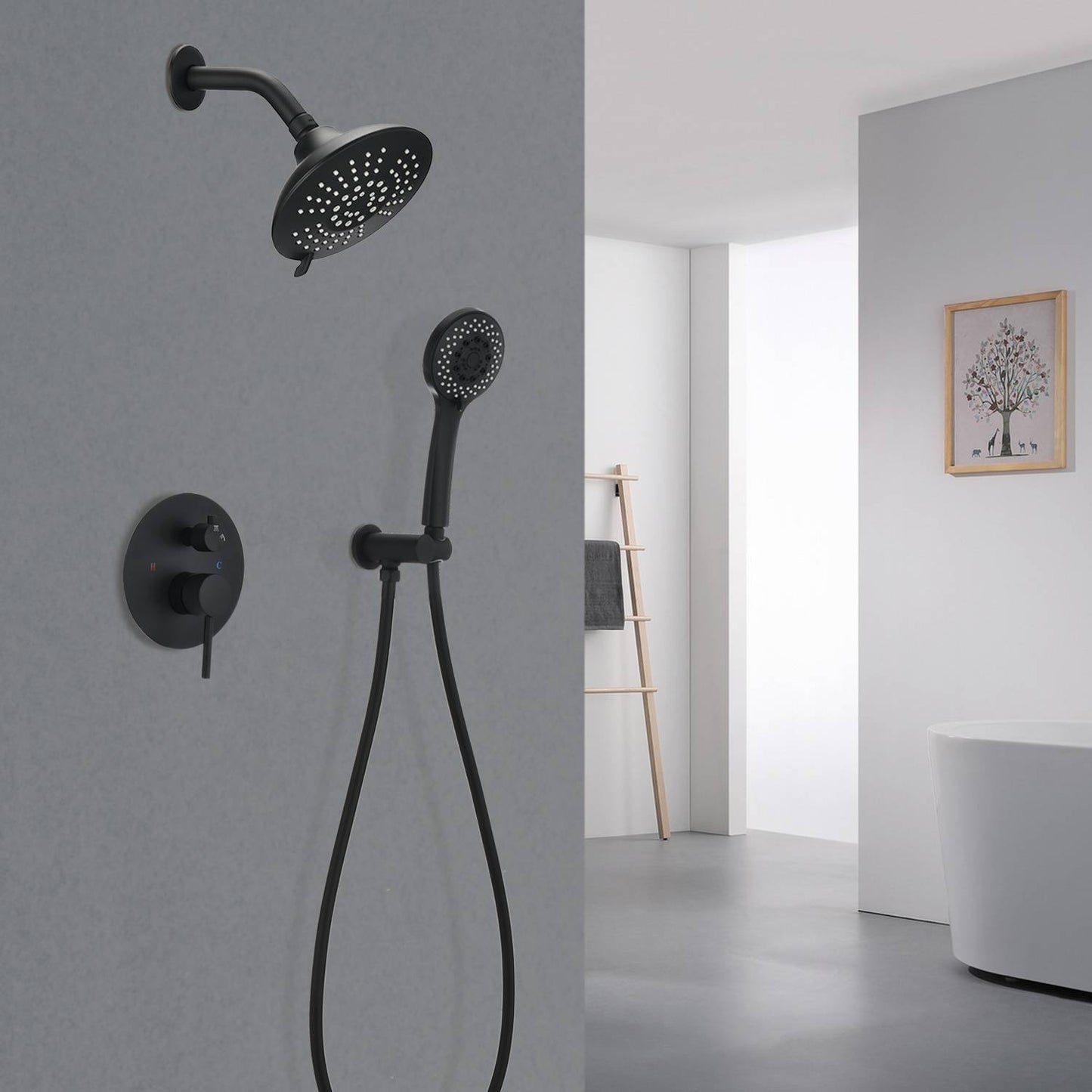 Arcadia Dual-Head Wall-Mount Shower System