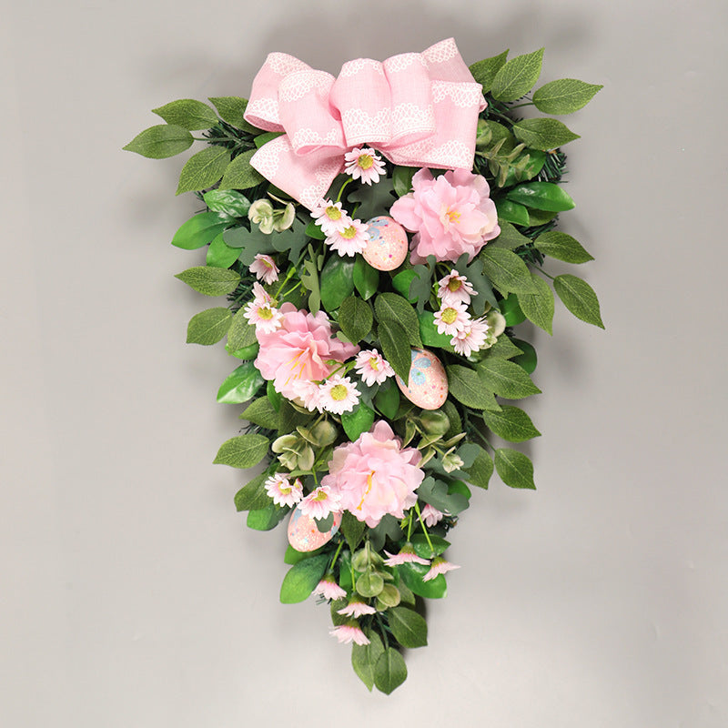 Easter Inverted Tree Wreath