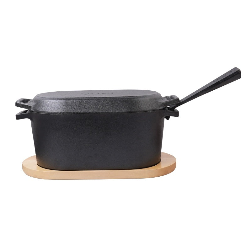 Haiku Dual-Purpose Bread Pot– With Wooden Tray