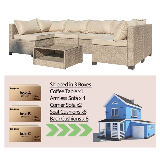 Marlowe 7-Piece Outdoor Lounge Set