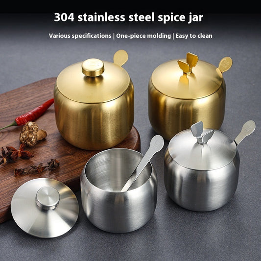 Liora Stainless Steel Condiment Container | Modern Simplicity