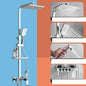 LuxFlow Wall-Mounted Double Shower Faucet Set