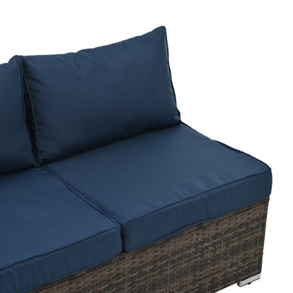 Halston 4-Piece Wicker Patio Conversation Set