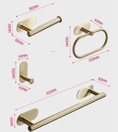 Baifei Luxury Gold Towel Rack System