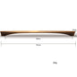 Linea Brass Luxe Handle | Modern Minimalist Cabinet Pull