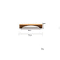 Linea Brass Luxe Handle | Modern Minimalist Cabinet Pull