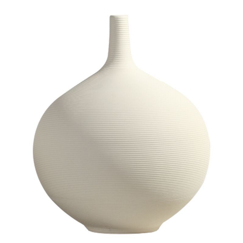 Luno Porcelain Vase Set– Elegant Simplicity in White