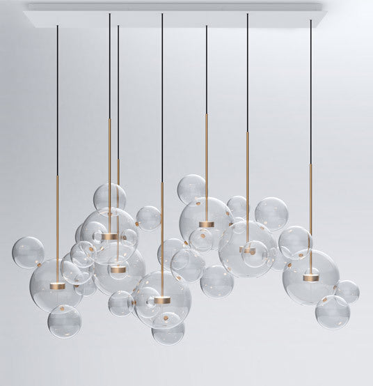 Norival Gold Bubble Chandelier