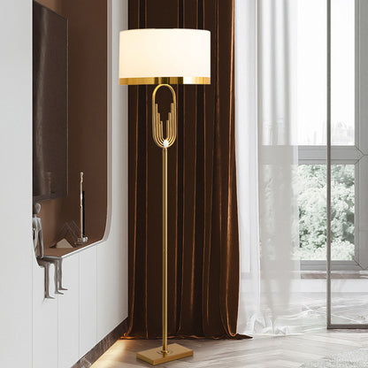 Luma Modern Vertical Floor Lamp – Adjustable Height with Remote