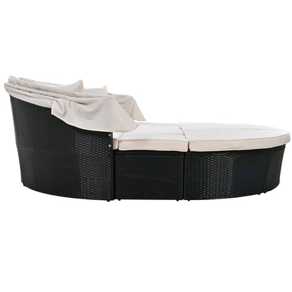 Calistoga Outdoor Round Daybed with Canopy