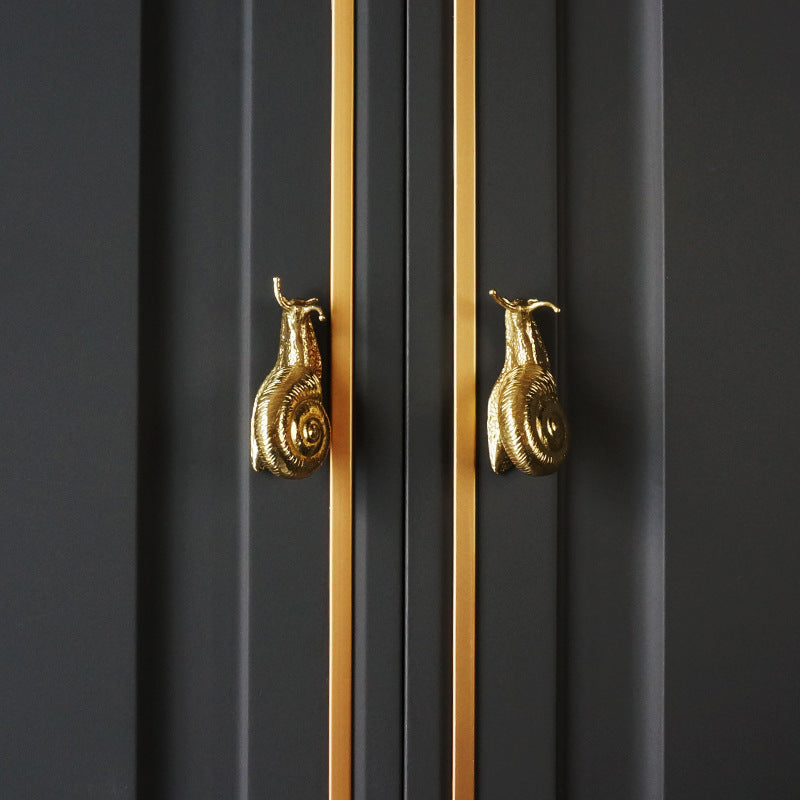 Brassco Snail Handle | European Vintage Cabinet Pull