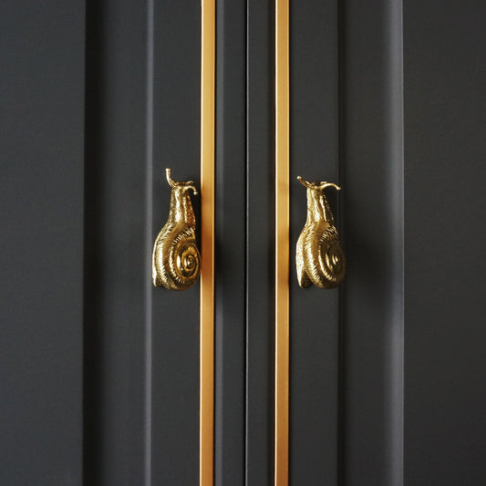 Brassco Snail Handle | European Vintage Cabinet Pull