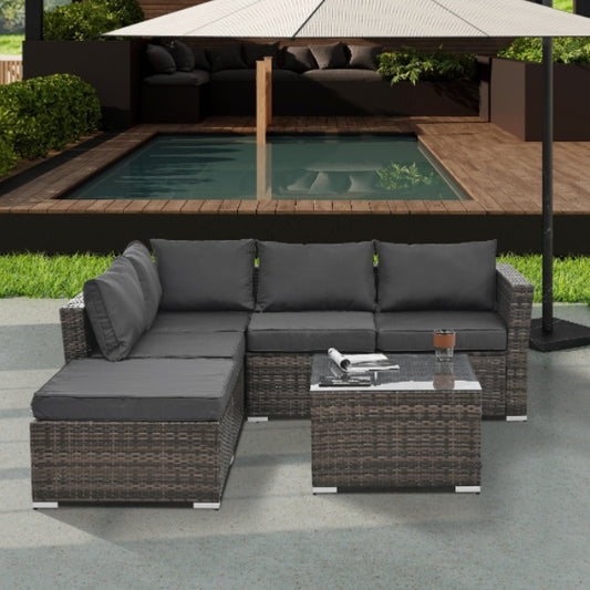 Solara 4-Piece Outdoor Lounge Set