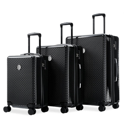 GlideGuard 3-Piece Hard Shell Luggage Set | ABS+PC with TSA Lock