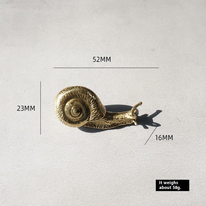 Brassco Snail Handle | European Vintage Cabinet Pull