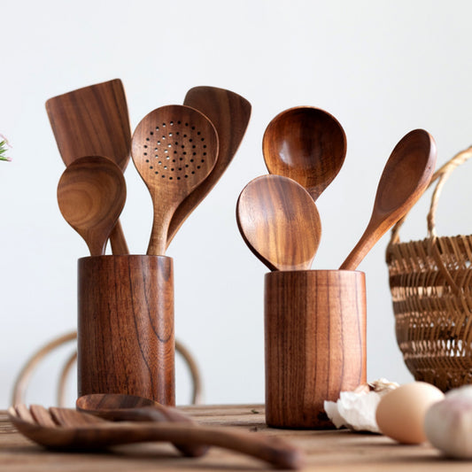 TerraTeak Non-Stick Cooking Spatula | Modern Minimalist Kitchen Utensil